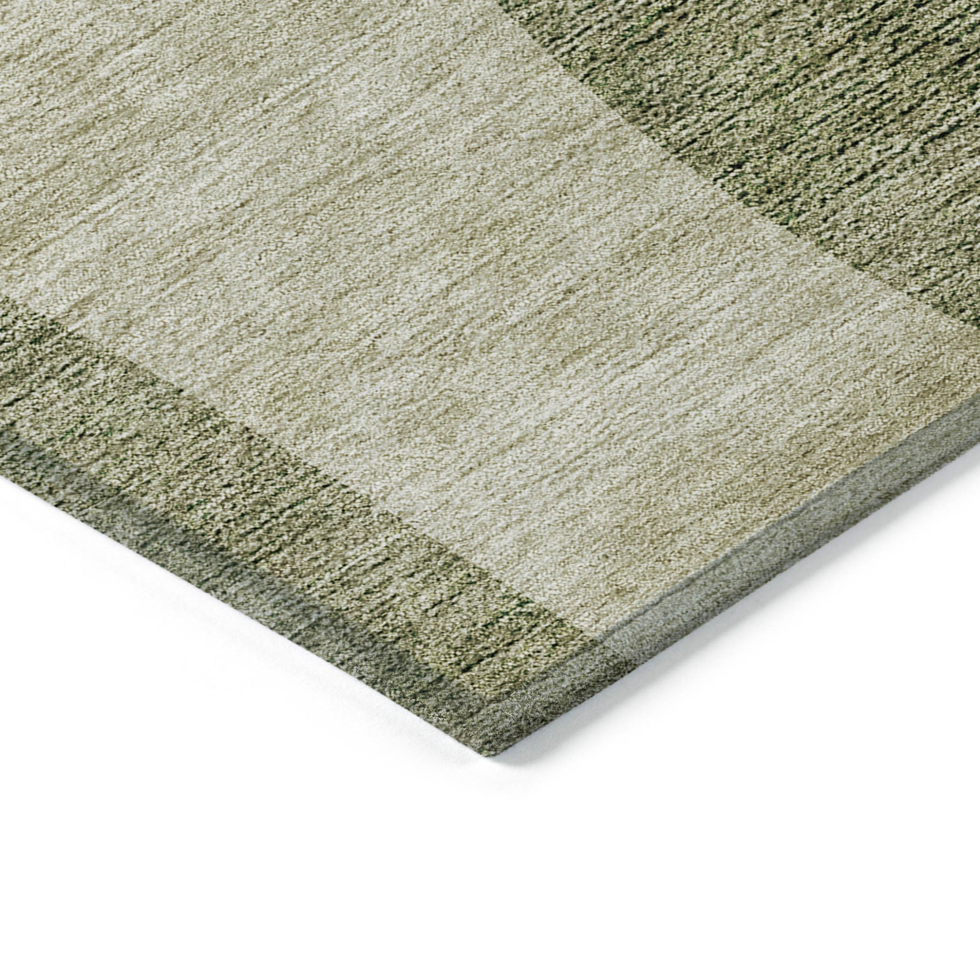 3' X 5' Beige And Chocolate Abstract Washable Indoor Outdoor Area Rug-3